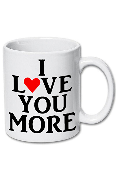 OEM Εξατομικευμένη λευκή κούπα "Σ' ΑΓΑΠΩ ΠΕΡΙΣΣΟΤΕΡΟ", INOVATIX®. 330 ml