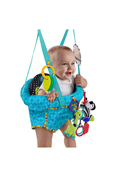 Bright Starts لعبة القفز الفاخرة من باونس آند سبرينج - الوزن: حتى 26 رطلاً