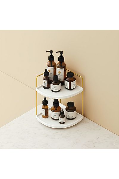 Okay Decorative Wooden Organizer |   Stainless Steel Organizer – Kitchen, Bathroom, Living Room, Study Desk