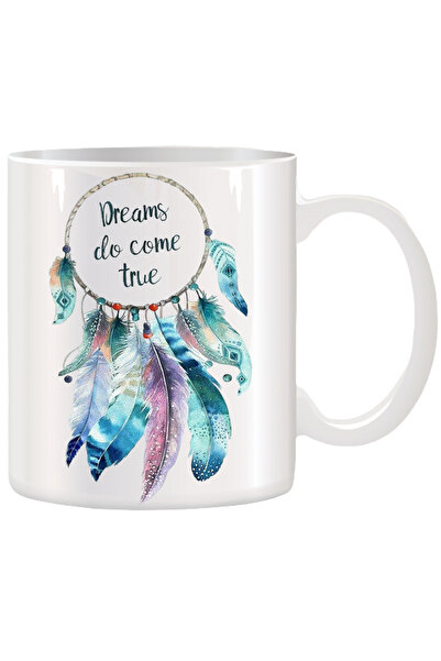 OEM Εξατομικευμένη λευκή κούπα "Τα όνειρα γίνονται πραγματικότητα", INOVATIX®...