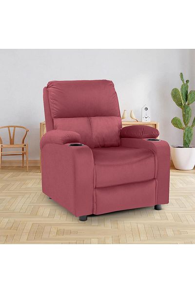Lazy Vibes MNZ |Cinematic Velvet Classic Recliner Chair With Bed Mode -85×80×101