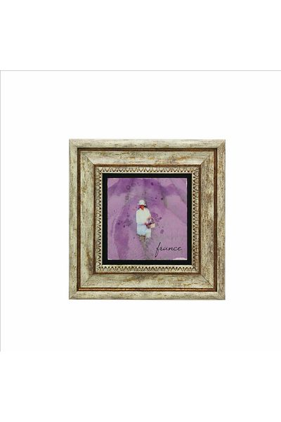Sadrazam France Visual Printed Natural Stone Painting (20 X 20 Krg-9)