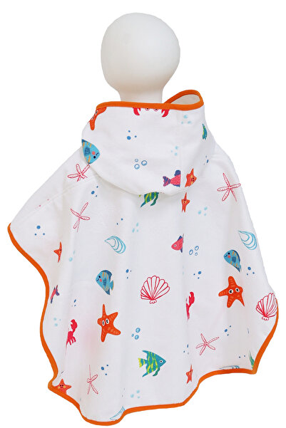 AİRYCOT Whale Kids Poncho Towel