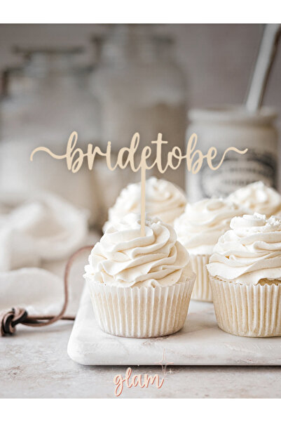 GLAM DEKORASYON Krem Bride to Be 3lü Kına Gelin Bekarlığa Veda Partisi Hediye...