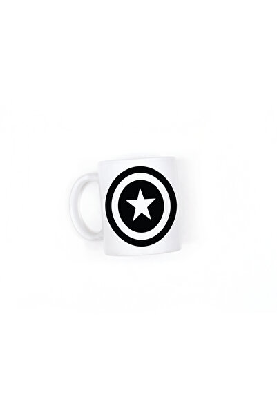 OEM Cană albă personalizată cu Căpitanul America, INOVATIX®. 330 ml