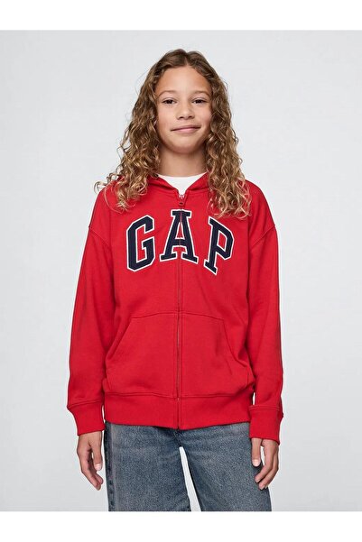 GAP 743966000 V-Frch Ft Bas Heritage Logo Fz Erkek Çocuk Eşofman Üstü
