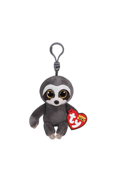 TY Plus Keychain 8.5cm Boos Dangler Lazy Gray