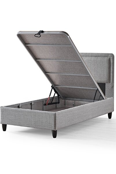 CENNET YATAK Melisa Tek Kişilik Sandıklı ve Pratik Baza Başlık 2’li Set