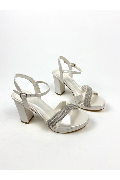 Gloriys Ayakkabı & Çanta pantofi de piatră cu toc de 11 cm din piele 01472