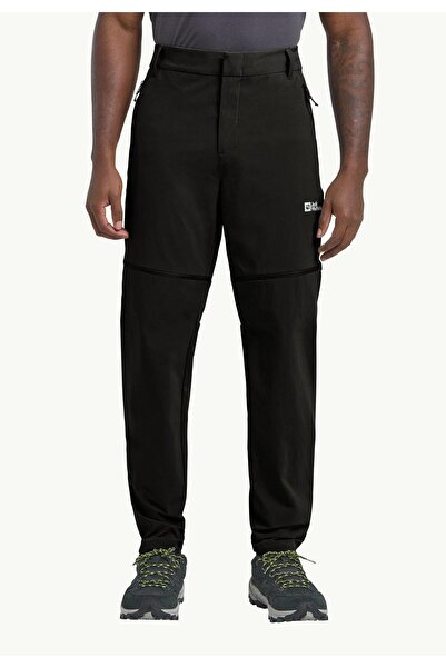 Jack Wolfskin A63928-6000 Hikeout Zip Away Pants M Erkek Outdoor Pantolon Siyah