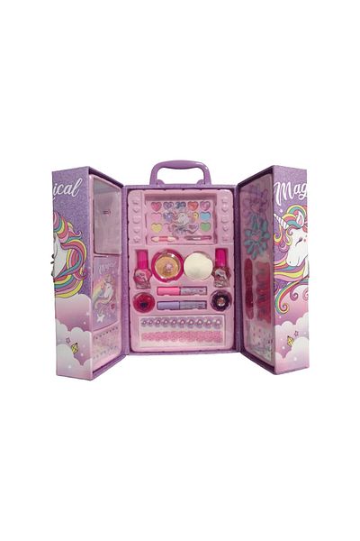 Disney Makeup kit for girls in storage box, Non-toxic, +5 years, 28x17x12 cm, You go Girl