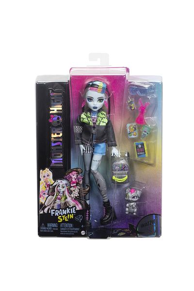 mattel Monster High Frankie Stein Doll and Watzie Pet