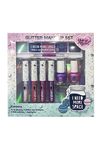 Disney Children's Makeup Set, Non-toxic, +5 years, 12 pieces, 18x17x3 cm, You go Girl