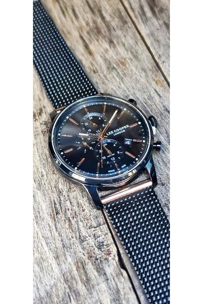 Lee Cooper Lc07224 Functions Active Calendar Straw Cord Men's Wristwatch