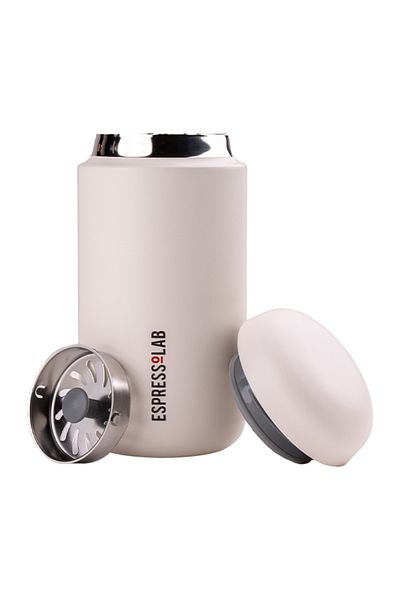Espressolab Stainless Steel White Mini Mug Thermos 300 ml No:88