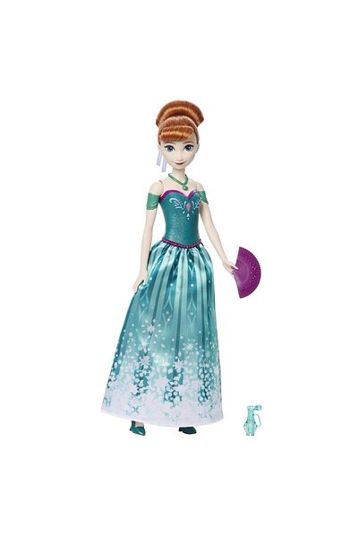 mattel Disney frozen spin and reveal papusa anna cu evantai