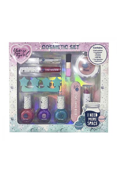 Disney Children's Makeup Set, Non-toxic, +5 years, 10 pieces, 21x18x3 cm, You go Girl