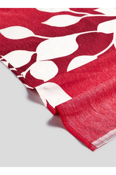 RISHAHOME 3-Piece Printed 180 TC Cotton Bedsheet Set Queen Size, Premium Collection, Cerise Red