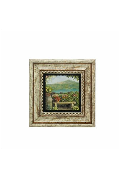 Sadrazam Italy Visual Printed Natural Stone Painting (20 X 20 Krg-55)