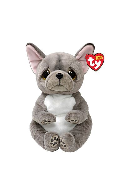 TY Plus 24cm Beanie Bellies Gray Puppy Wilfred