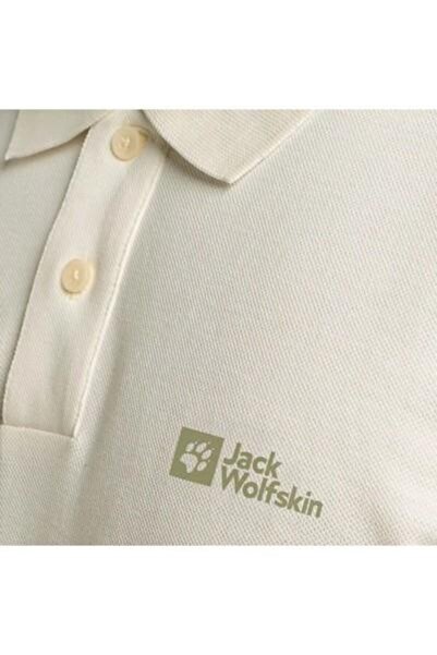 Jack Wolfskin 1809301Tr-5127 Essential Polo m Men's Polo T-Shirt White