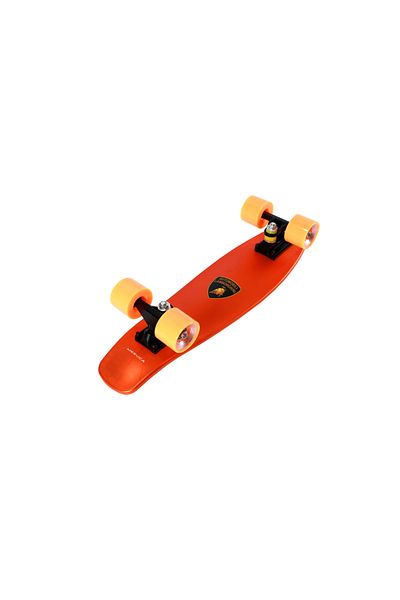 Lamborghini Skateboard with Non Slip Surface for Kids, 22-Inch Size, Orange