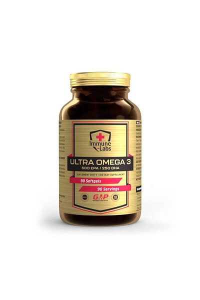 Immune Labs Ultra Omega 3, 90 capsule, Immune Labs, Acizi grasi din ulei de peste