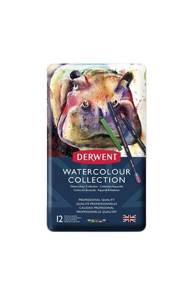 Derwent Watercolor Collection Watercolor Paint Pen Set of 12