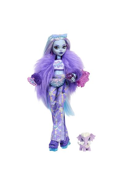 mattel Monster High Abbey Bominable Doll and Tundra Animal