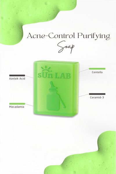 sun lab beauty care solution Anti-Blackhead Acne Control Purifying Soap 50Gr
