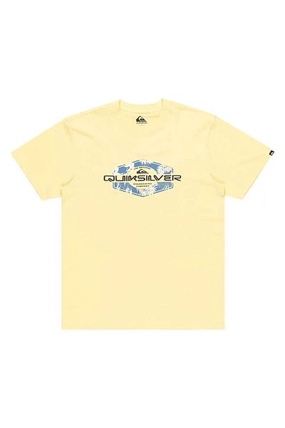 Quiksilver Ανδρικό κίτρινο μπλουζάκι καθημερινού στυλ Locked Up Eqyzt08063-yem0