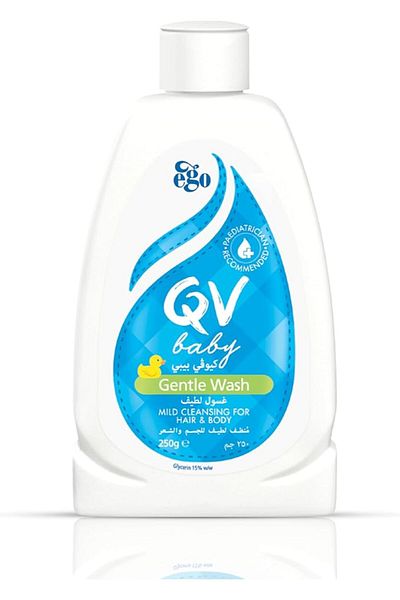 Qv Baby Gentle Wash 250g --- كيو في جنتل وش 250 غ