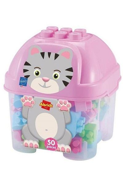 Simba Ecoiffier Abrick Cat Construction Set 50 Pieces