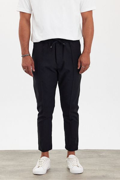 Helen Goods New Season Men's Skinny Leg Jogger Pants with Elastic Waist