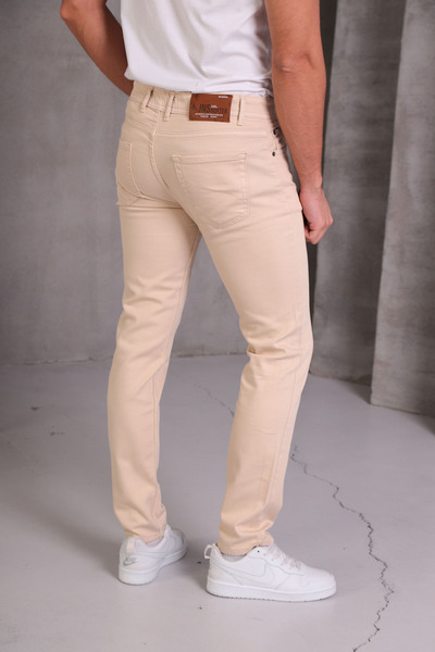 Noxter ΑΝΔΡΙΚΟ ΚΡΕΜ ΠΑΝΤΕΛΟΝΙ SLIM FIT