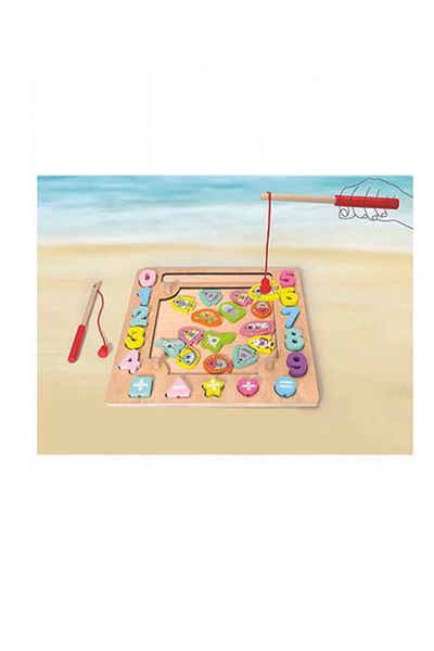Other 4-in-1 Bead Catching & Fishing Educational Toy – Color Sorting & Fine Motor Skill Game for Kids