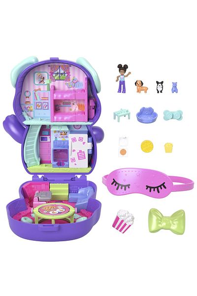 mattel Polly pocket set gentuta animalut catelus in pijama cu accesorii