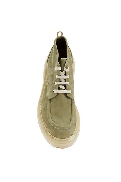 Premiata Light Green Men's Leather Boots
