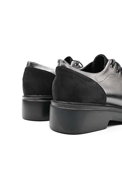 Tmall Pantofi casual pentru femei, confecționați din piele prietenoasă, P1238, Gri