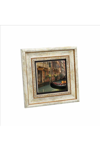 Sadrazam Venice Visual Printed Natural Stone Painting (20 X 20 Krg-47)