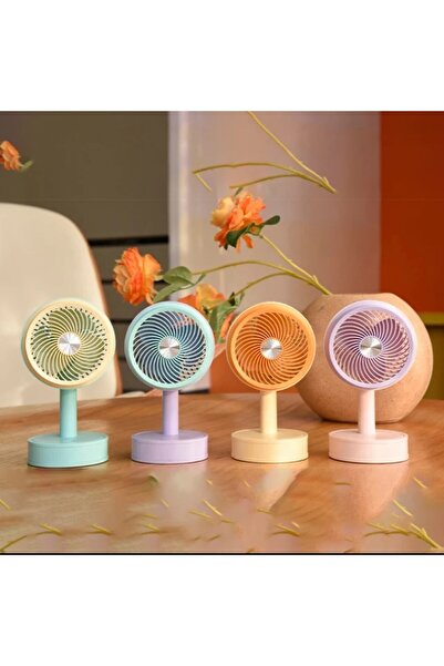 Mmctech 3 Kademeli Cep Boyu Sessiz Taşınabilir Mini Fan Usb Şarjlı Pervaneli Soğutucu Küçük El Vantilatörü