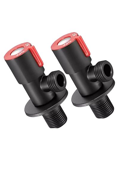 RUDİ ARMATÜR 2 Pieces Black Bidet and Intermediate Tap (PRICE IS 2 PIECES)