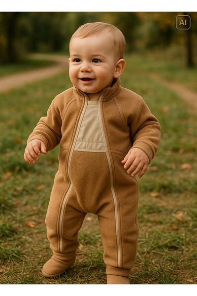 kitikate Khaki Cordy Jumpsuit Shoes