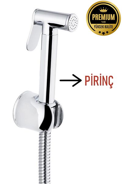 banyonatural First Quality Stainless Brass Round Spiral Bidet Bidet Hand Shower