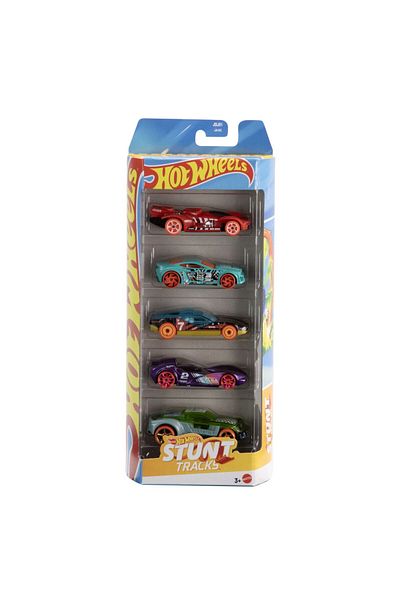 mattel Set 5 masini hot wheels stunt tracks