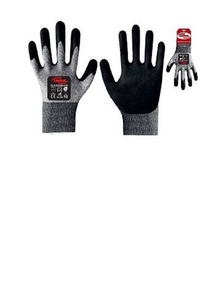 zimak Zi̇mak El-155 1/2 Latex Coated Sandy Assembly Gray Working Glove