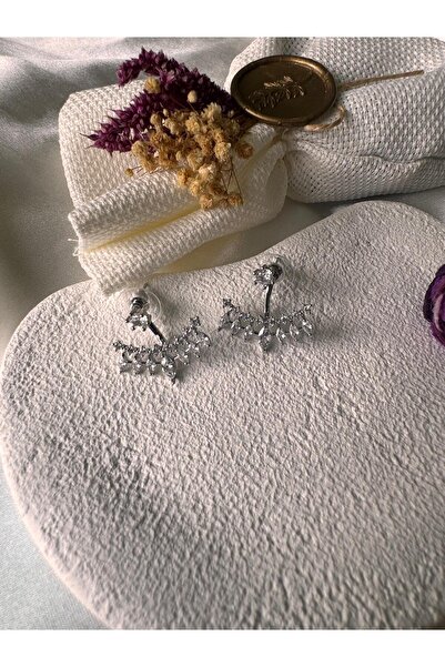 H&S AKSESUAR ZİRKON TAŞLI TASARIM KULAK ALTI KÜPE