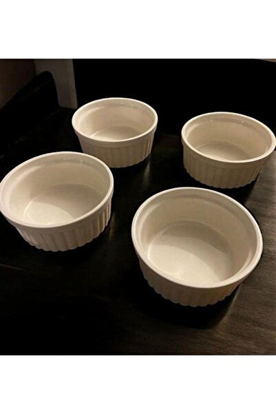 RGS ÇİNİ Rgs Homelife 4-Piece Ceramic Soufflé Bowl Set