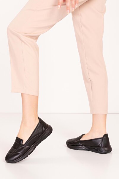 Gondol Içi Dışı Hakiki Deri Faylon Taban Hafif Babet Ayakkabı Sc.1210