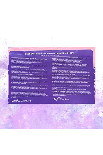 Bee Beauty Berry Much Love Lip Balm - Berry Much Love Lip Peeling